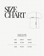 'Glory to God' Oversized Signature Comfort Tee