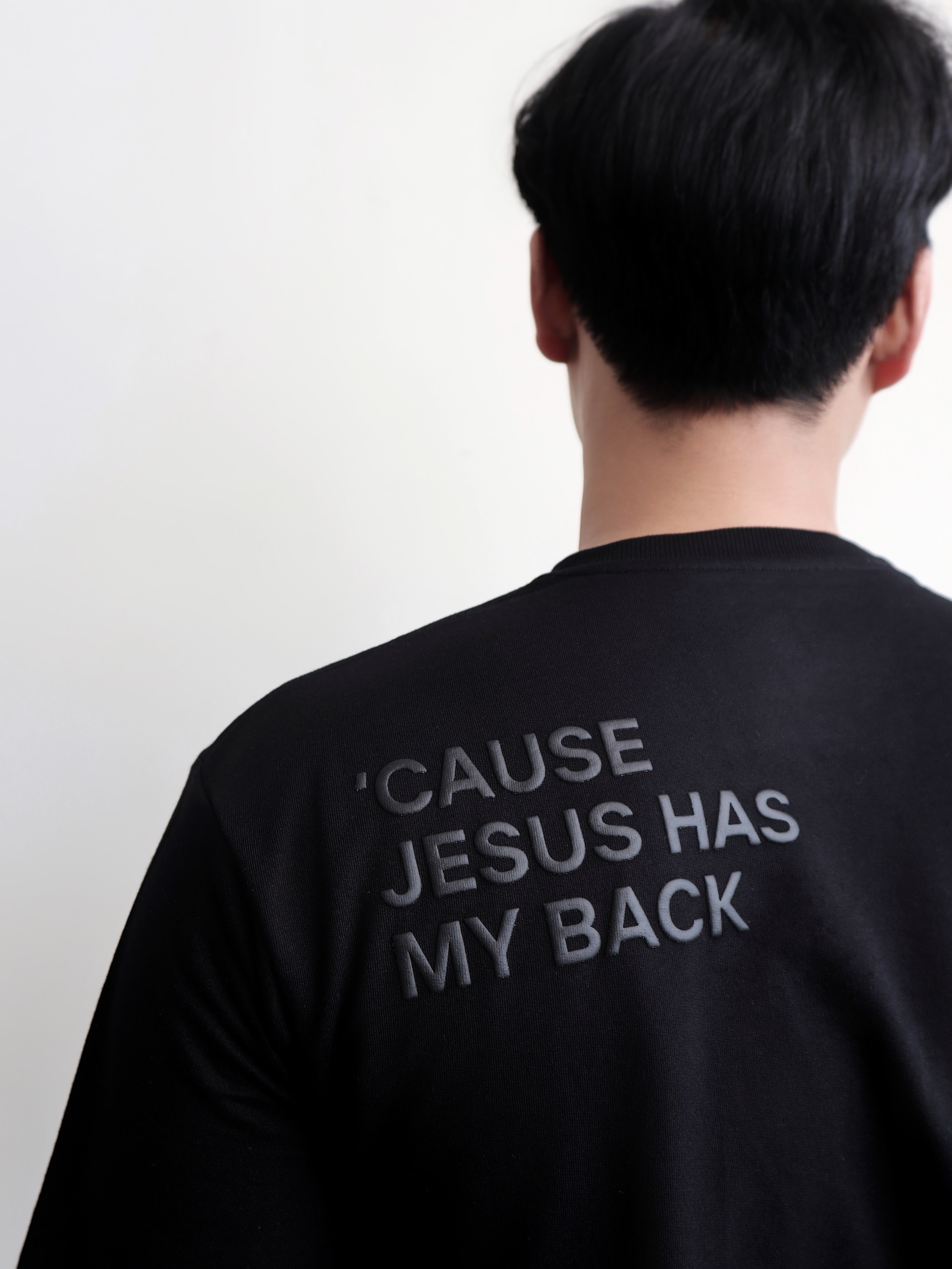 Jesus Has My Back Oversized Tee