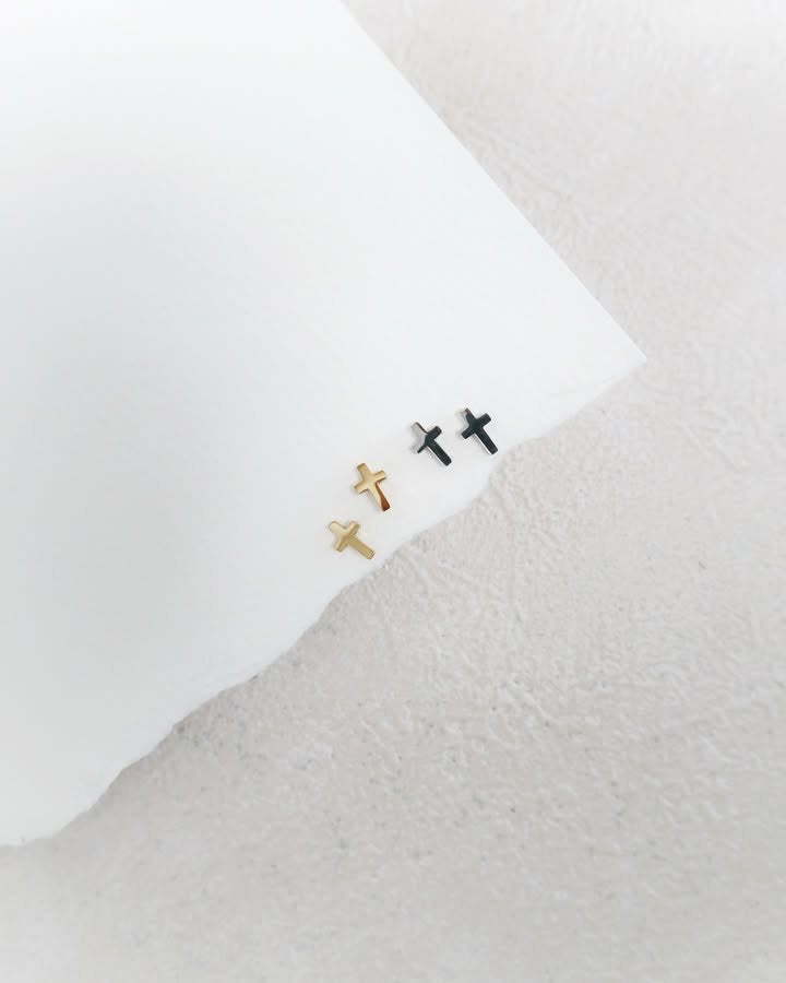 Cross Stud Earrings